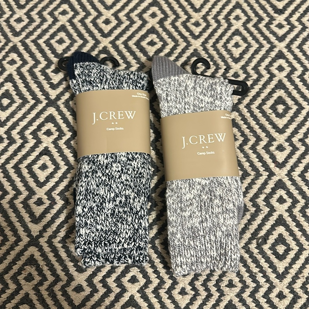 J Crew Camp Socks